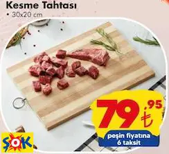 KESME TAHTASI 30X20 CM